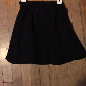 Black circle skirt